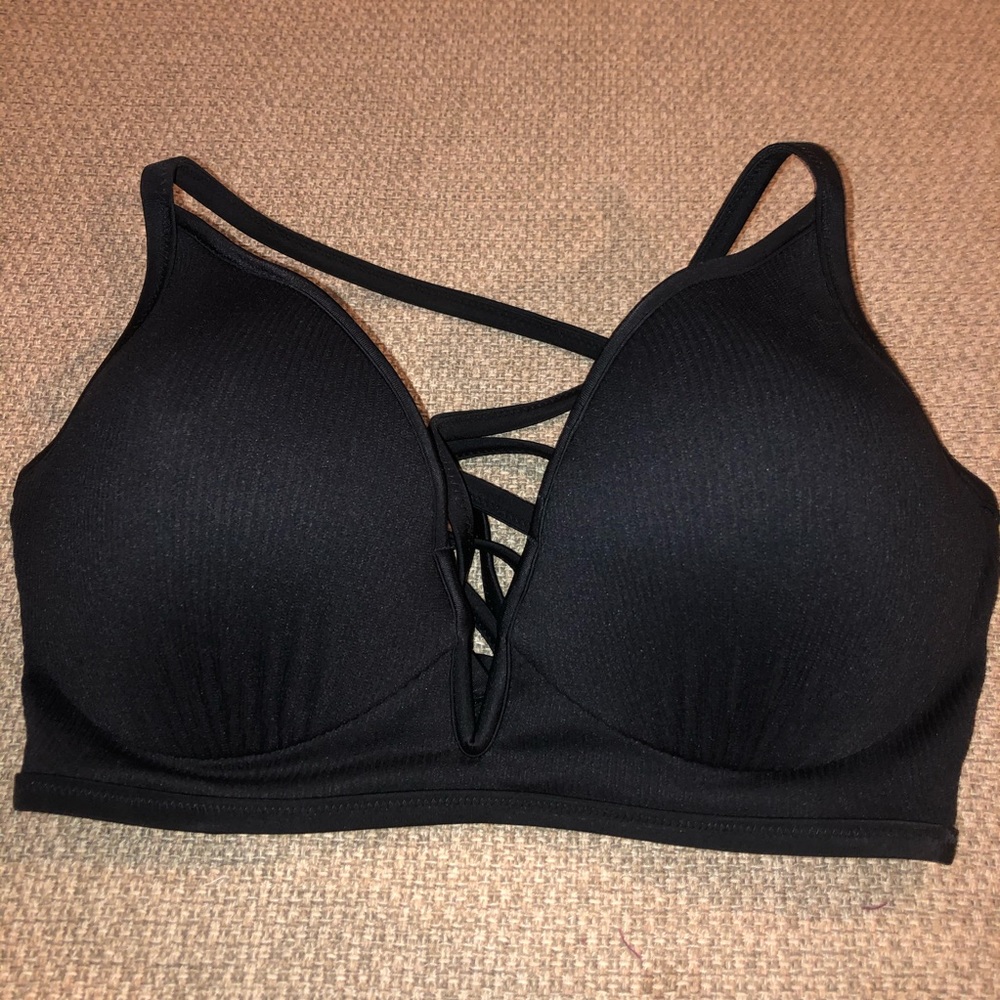 Shade and shore bikini top ribbed